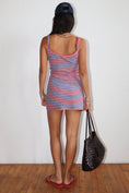 Load image into Gallery viewer, Striped Scoop Neck Mini Dress