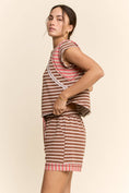 Load image into Gallery viewer, Striped Short Set