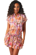 Charger l'image dans la visionneuse de la galerie, Misa Eloisa Floral Chiffon Mini Dress