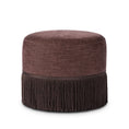 Load image into Gallery viewer, Sinclair Fringe Ottoman