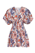 Charger l'image dans la visionneuse de la galerie, Misa Della Cotton Poplin Floral Mini Dress
