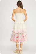 Load image into Gallery viewer, Eyelet Lace Tube Dress - Floral