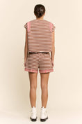 Load image into Gallery viewer, Striped Short Set