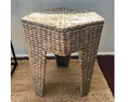 Charger l'image dans la visionneuse de la galerie, Hand-Woven Water Hyacinth and Rattan Stool and Nesting Table
