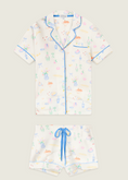 Load image into Gallery viewer, Whimsy Parisian Picnic Short PJ Set