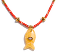 Load image into Gallery viewer, Natural Gemstone Fish Pendant