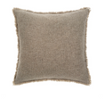 Load image into Gallery viewer, Fringed Boucle Pillow, Taupe