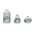Load image into Gallery viewer, Hand-Painted Stoneware Vases