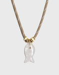 Load image into Gallery viewer, Crystal Quartz Fish Necklace
