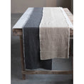 Load image into Gallery viewer, Linen Blend Table Runner with Frayed Edges