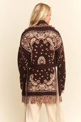 Load image into Gallery viewer, Fringe Belted Cardigan