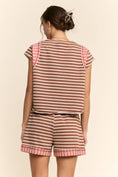 Load image into Gallery viewer, Striped Short Set