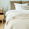 Load image into Gallery viewer, Lina Linen King Duvet Set - Ivory
