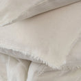 Load image into Gallery viewer, Lina Linen King Duvet Set - Ivory