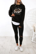 Charger l'image dans la visionneuse de la galerie, Tiger Eye Graphic Oversized Sweatshirt