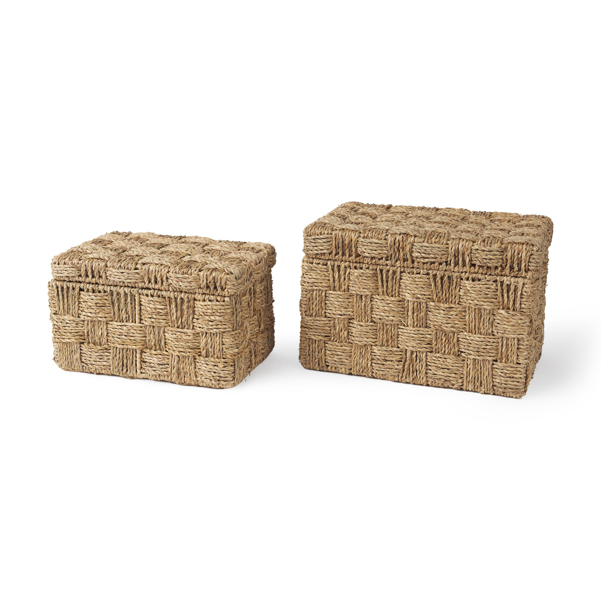 Seagrass Boxes with Lids