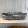 Load image into Gallery viewer, Black & White Resin Large Trough
