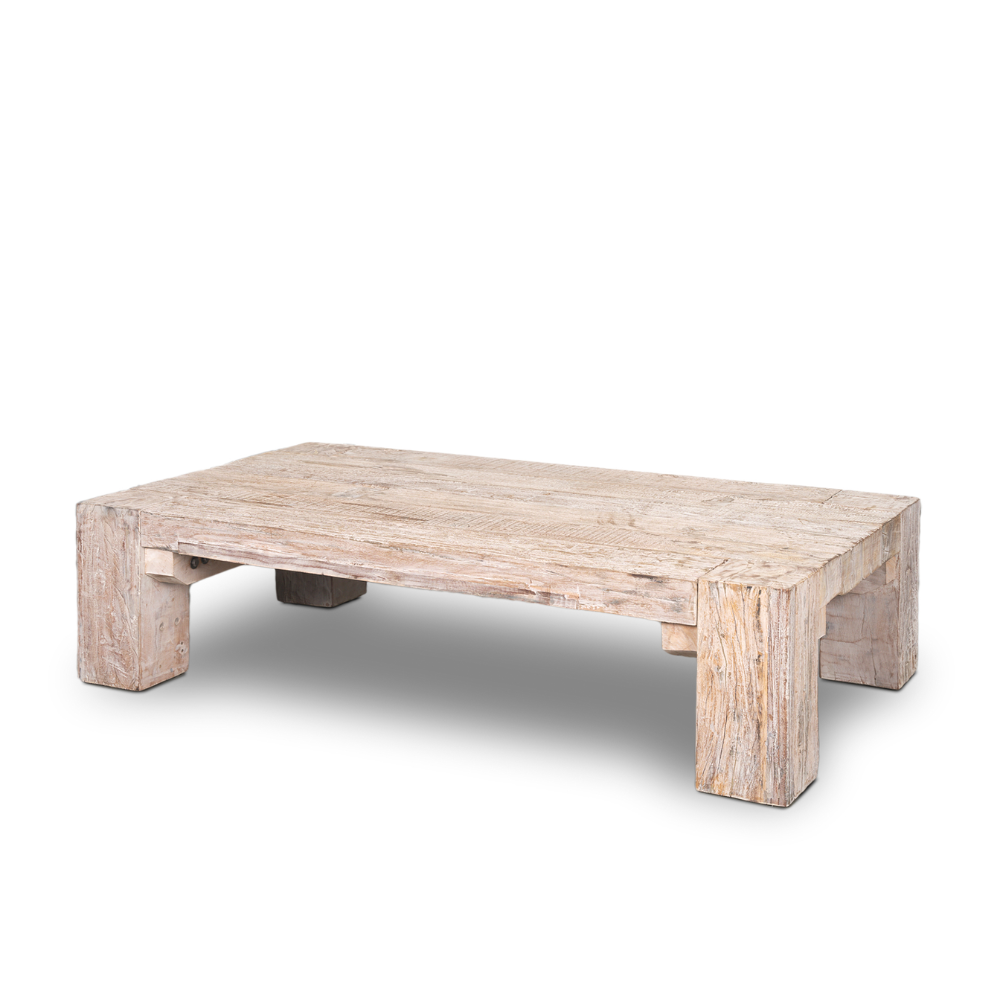 Reclaimed Wood Rectangular Coffee Table