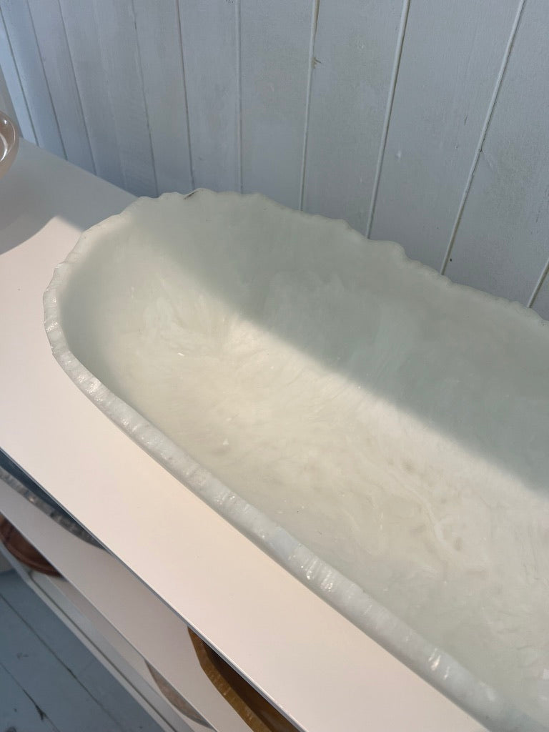 Ivory Resin Large Trough
