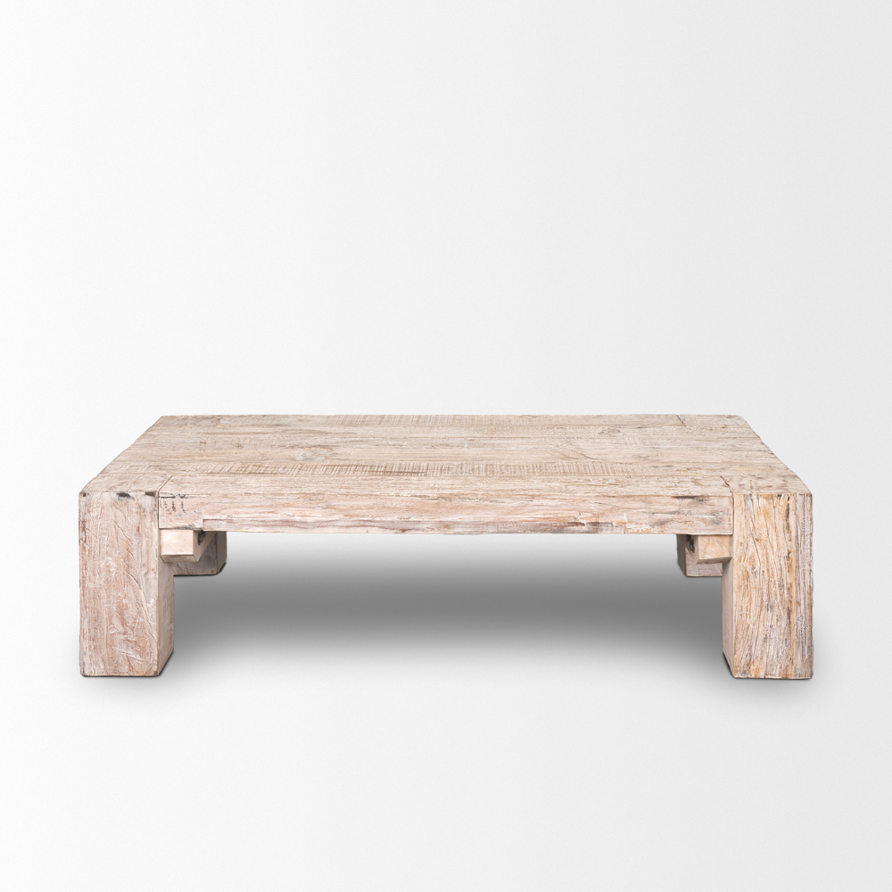 Reclaimed Wood Rectangular Coffee Table