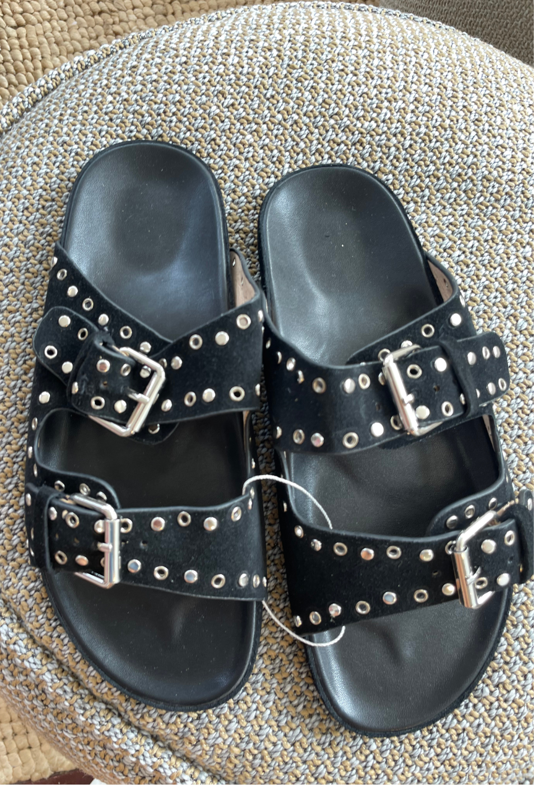 Muskoka Slide - Black Suede