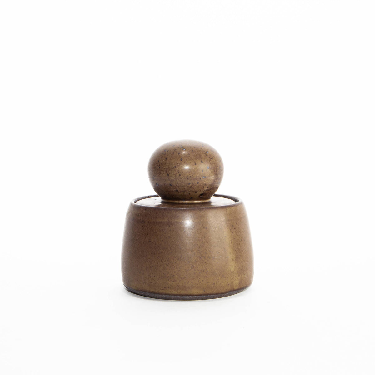 Olive Brown Stash Jars: Medium