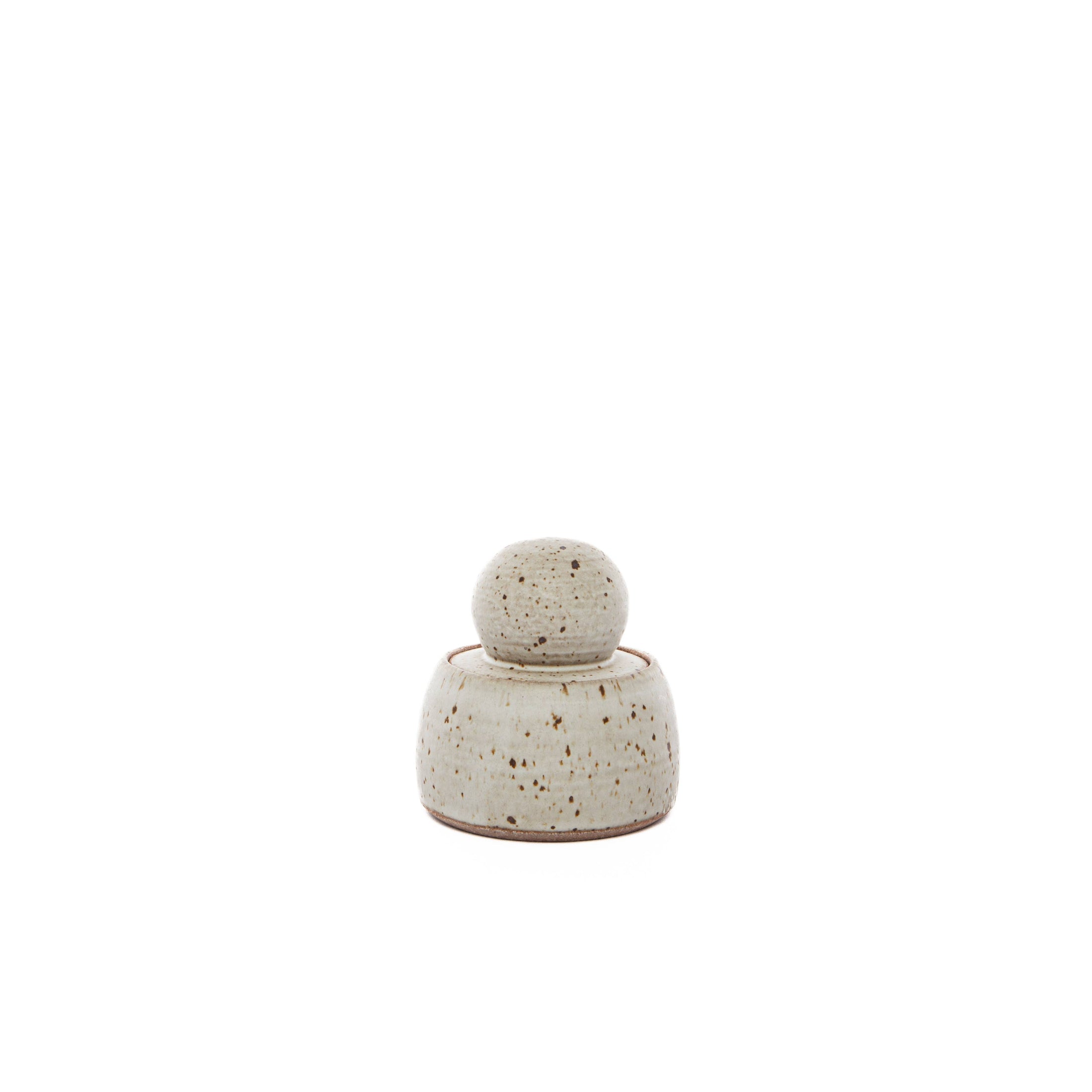 Alabaster White Stash Jars: Large