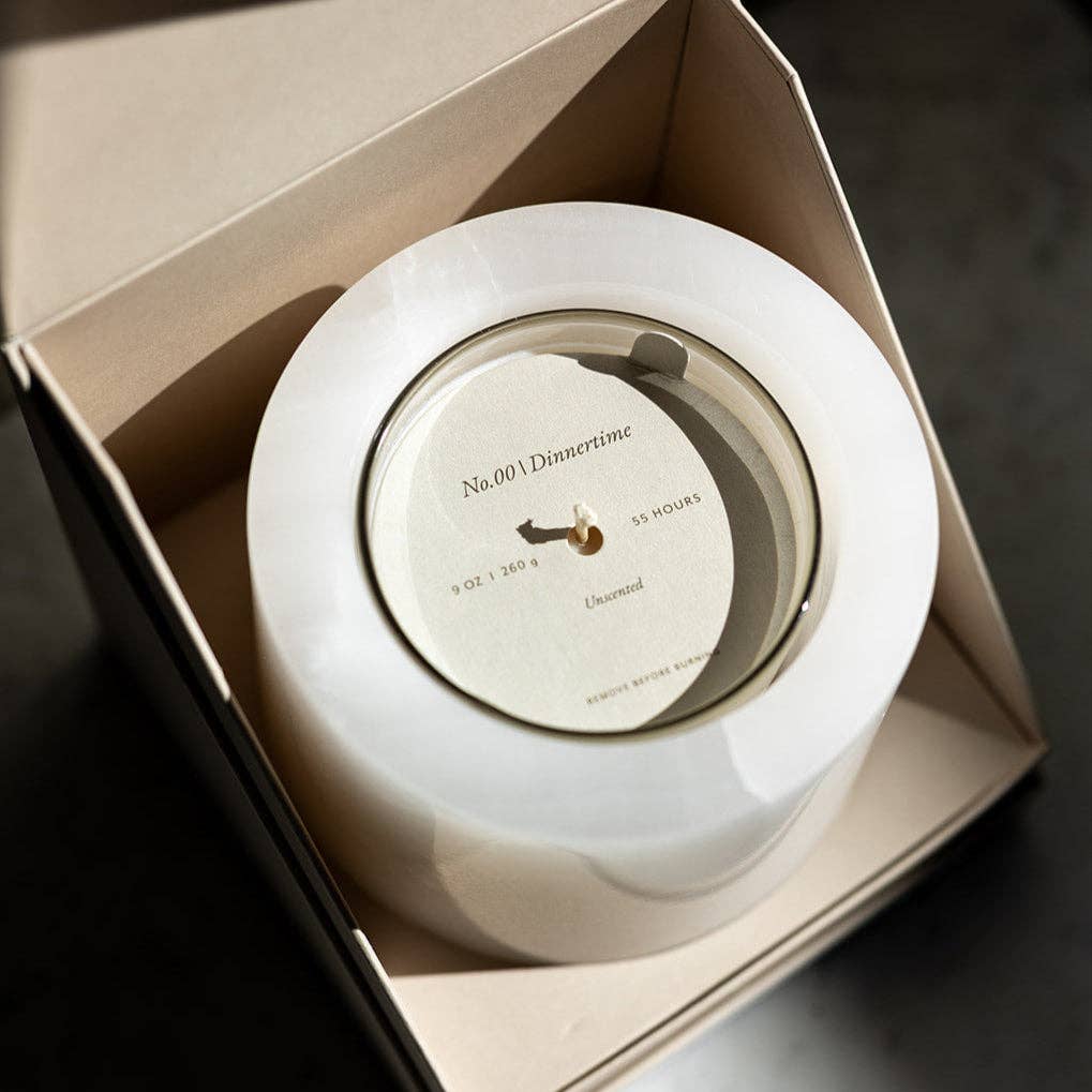 White Onyx Refillable Candle