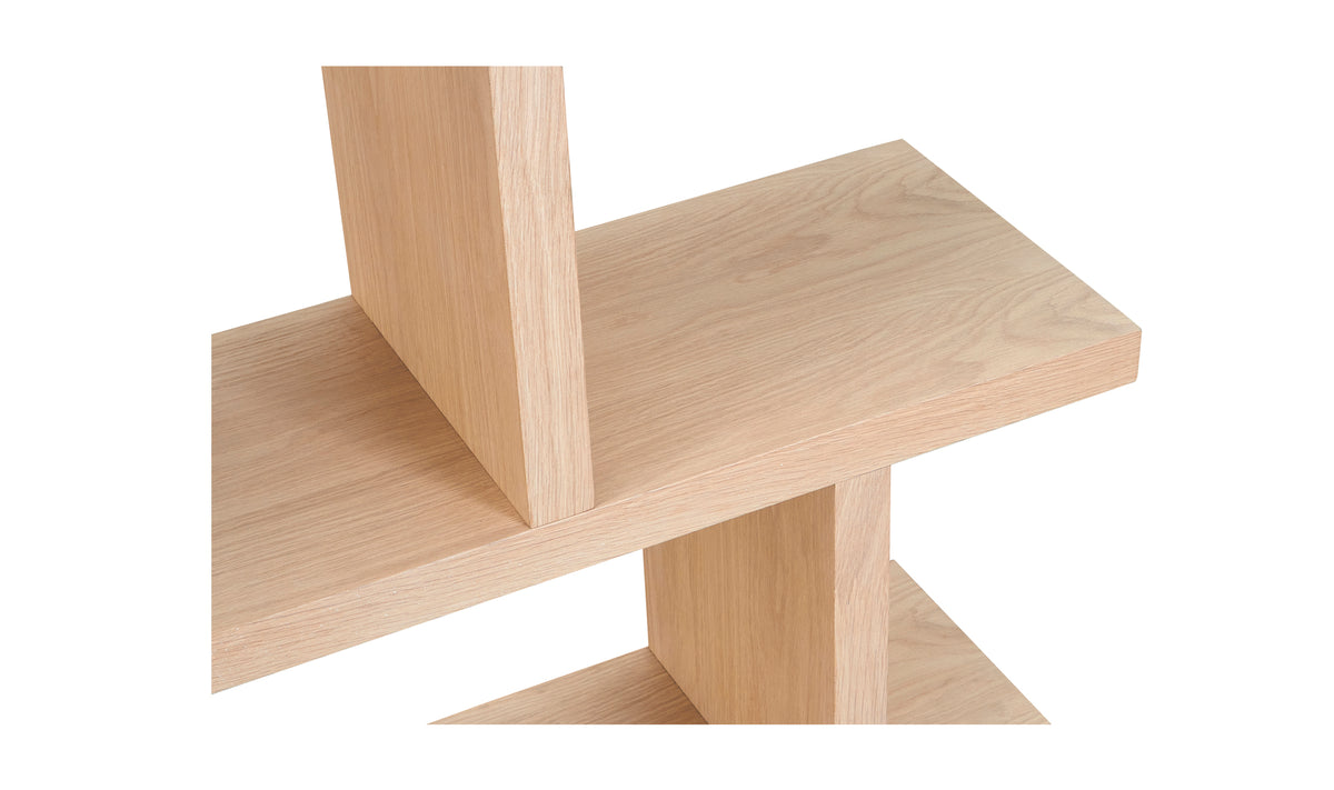 Mira Wood Low Shelf