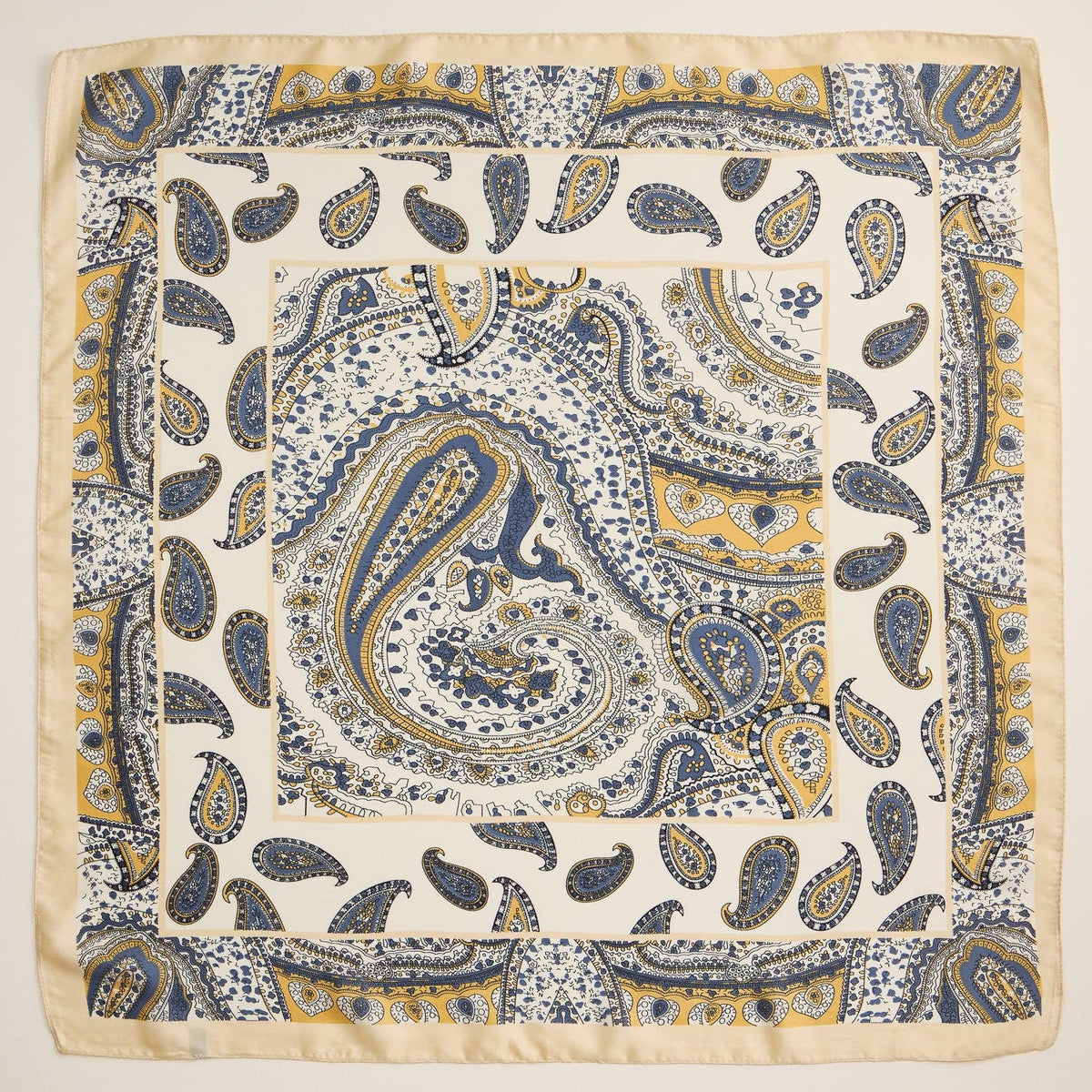 Boho Paisley Square Scarf
