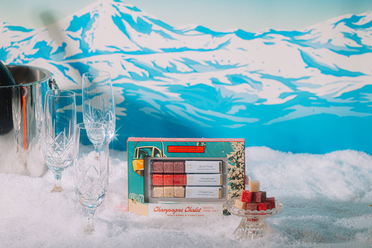 Champagne Mixer Cube Trio