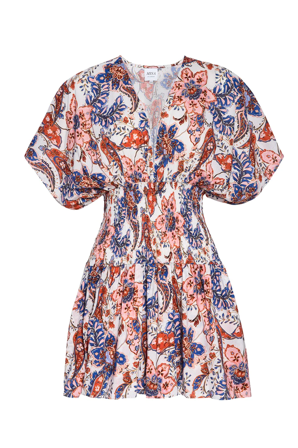 Misa Della Cotton Poplin Floral Mini Dress