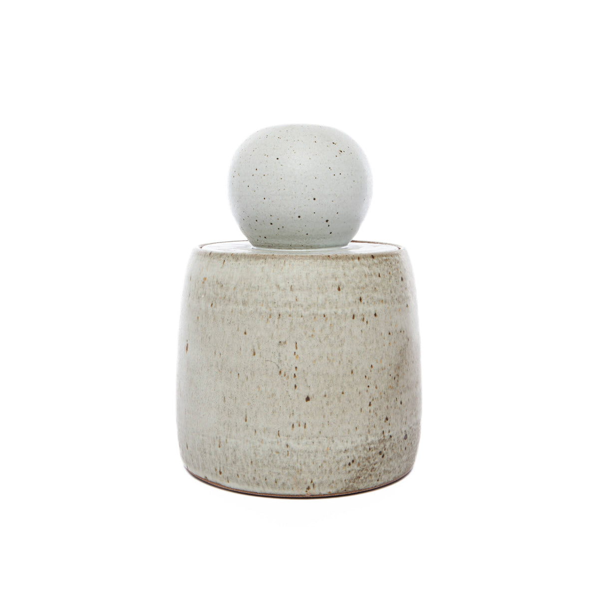 Alabaster White Stash Jars: Large