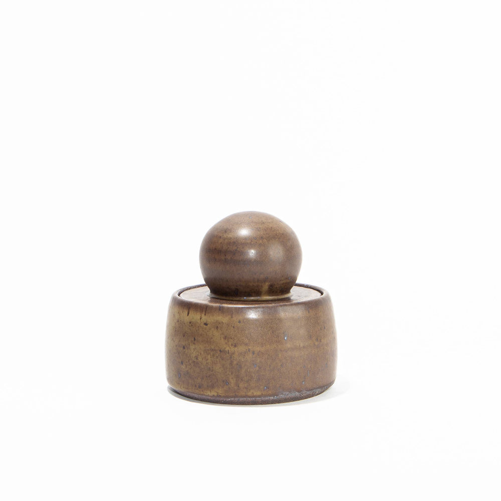 Olive Brown Stash Jars: Small