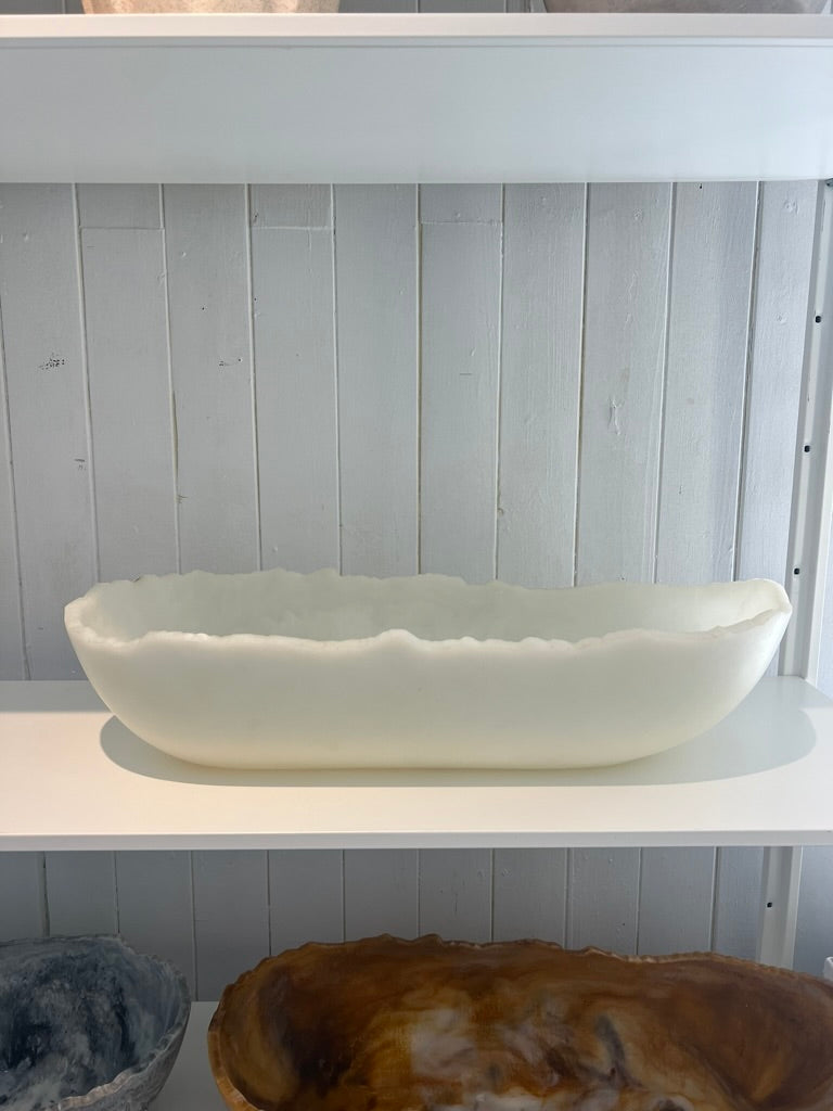 Ivory Resin Large Trough