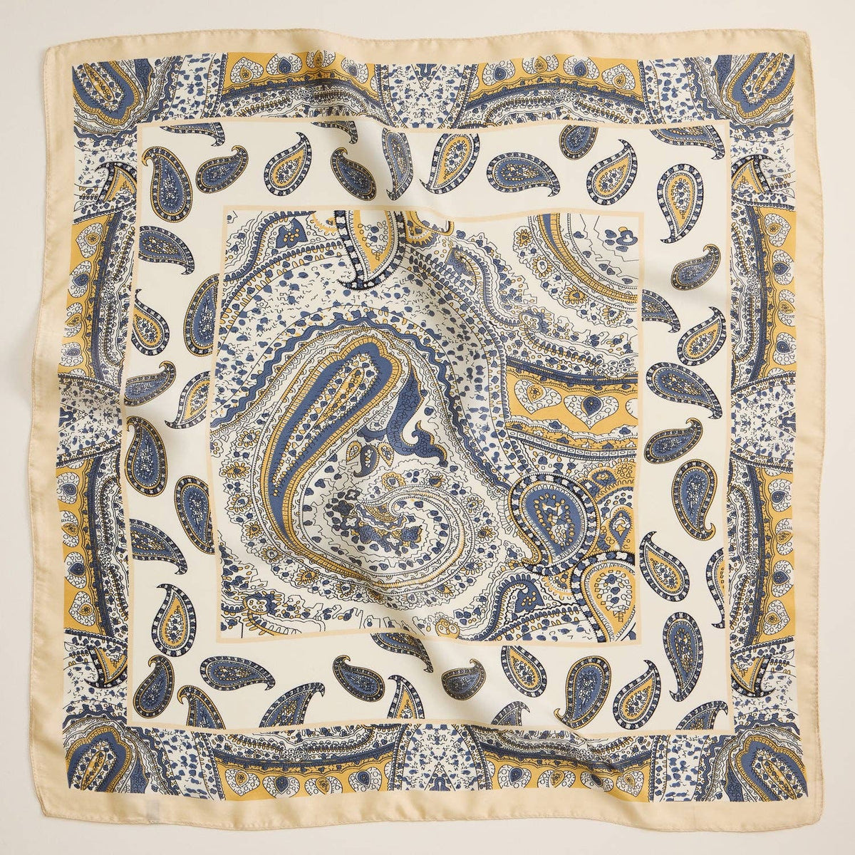 Boho Paisley Square Scarf