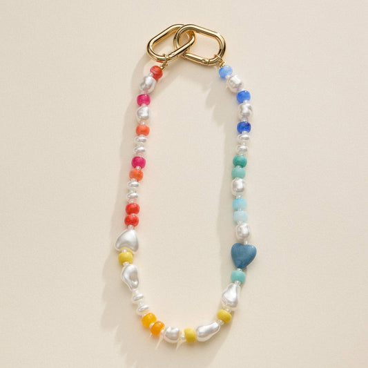 Colourful Beaded Bag Charm