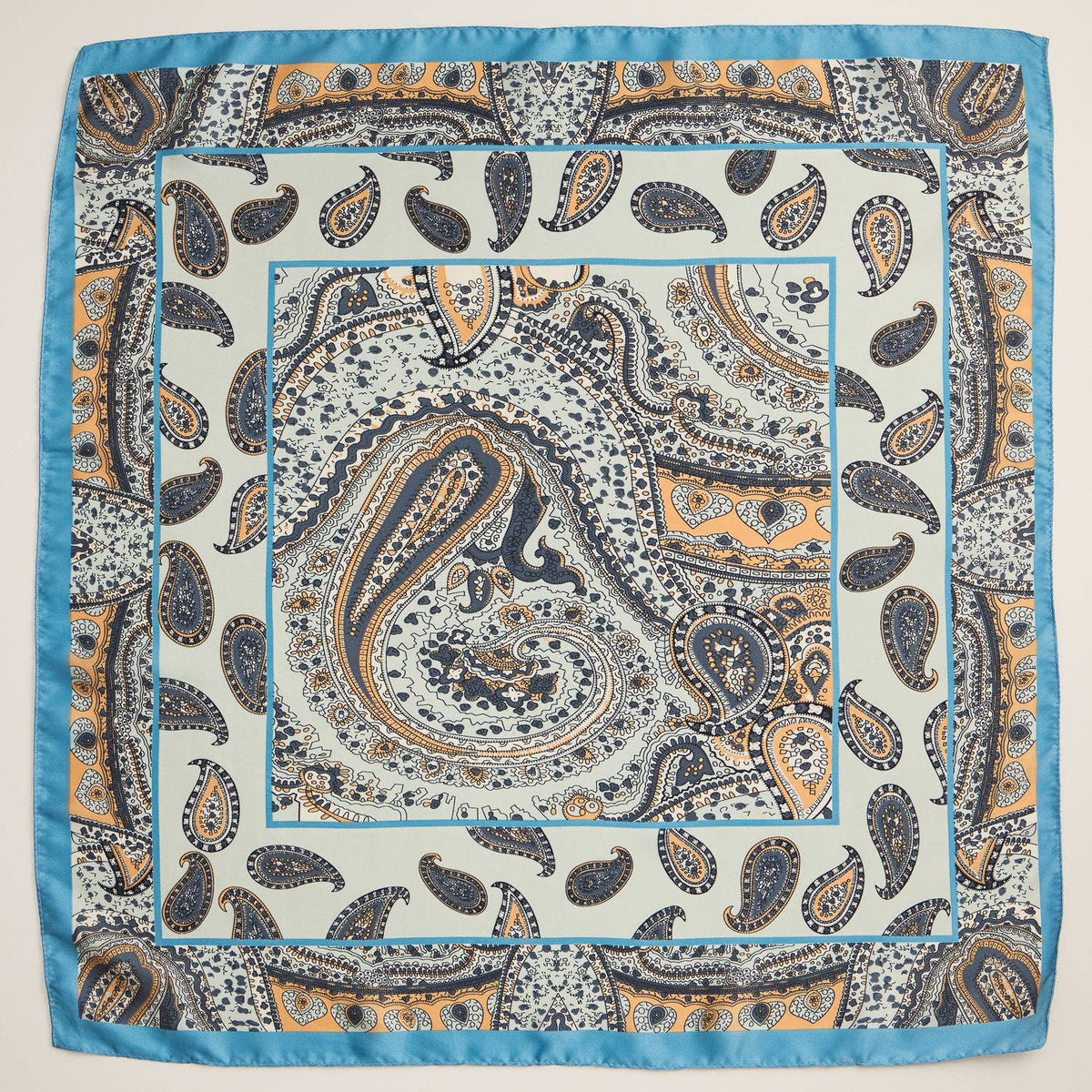 Boho Paisley Square Scarf