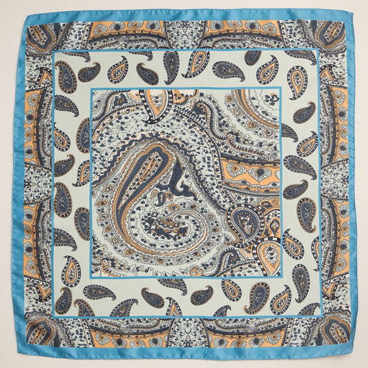Boho Paisley Square Scarf