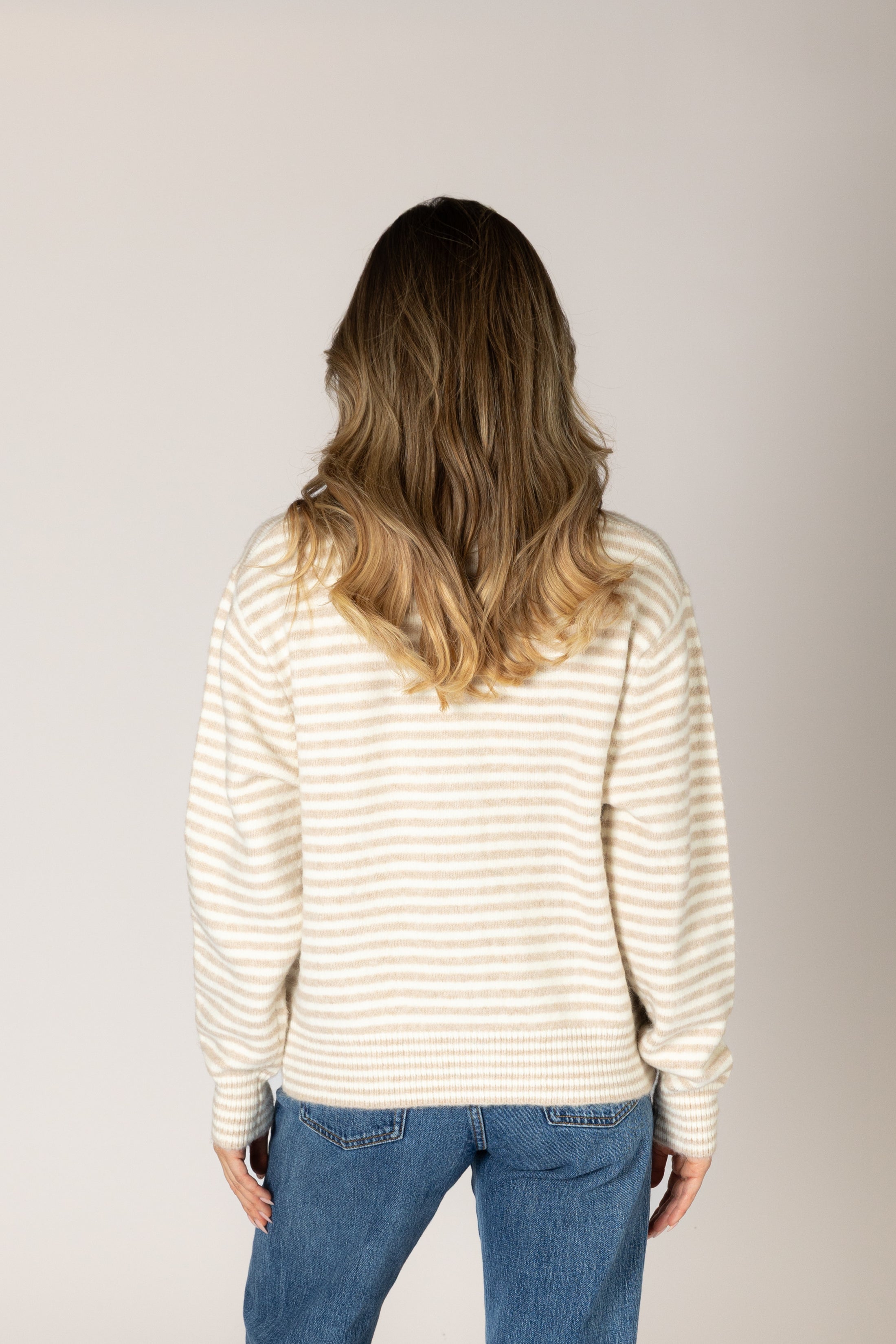 Avril Novelty Stripe Cardigan