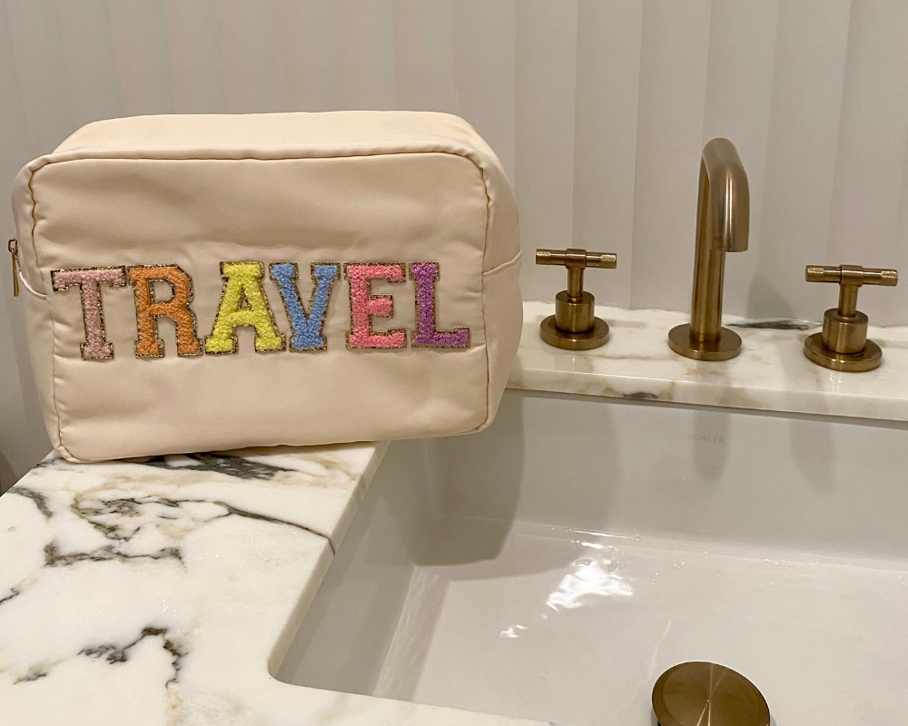 Colourful 'Travel' Pouch