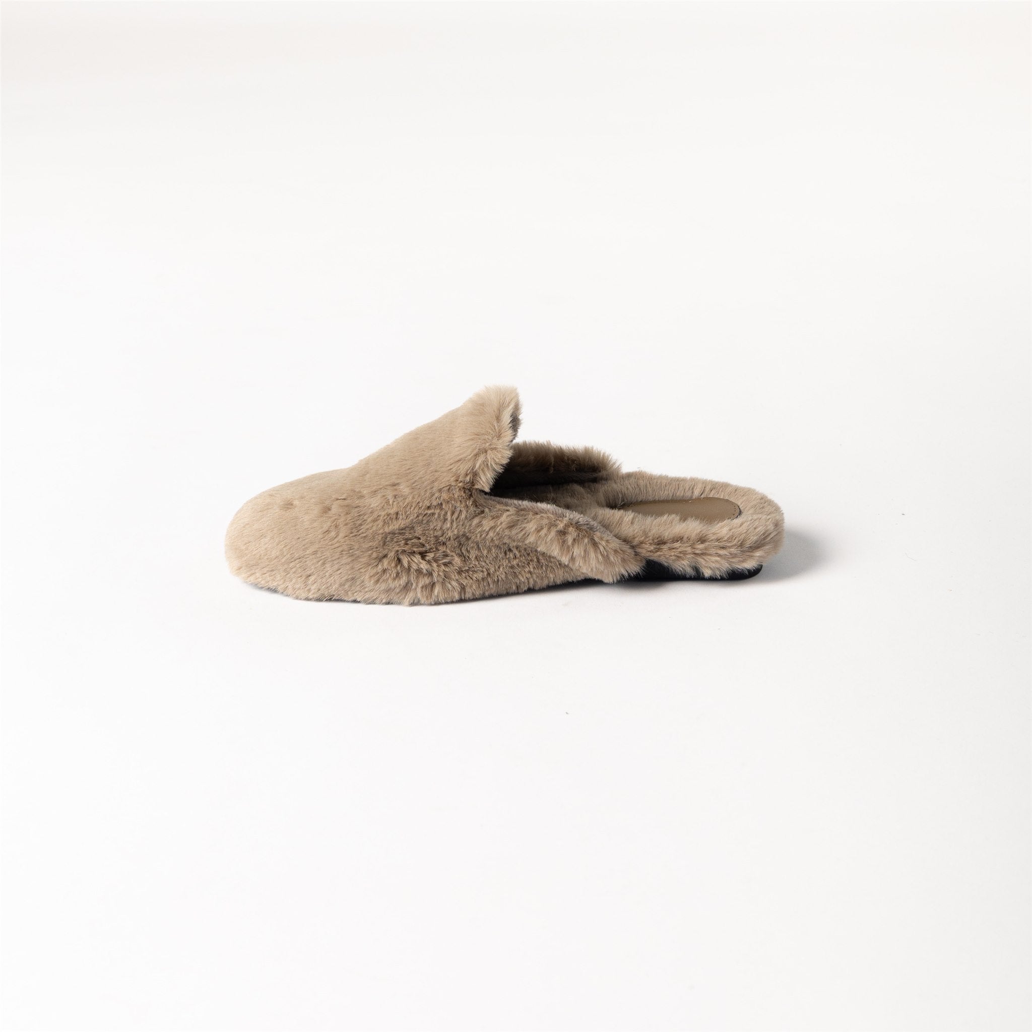 Faux Fur Slides