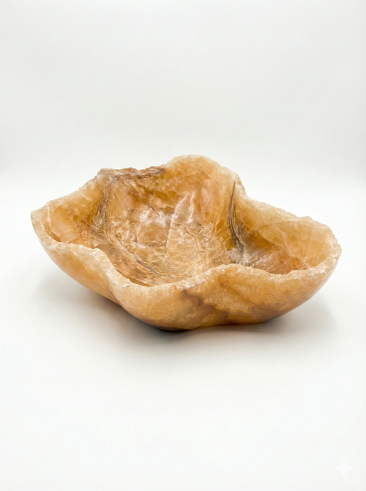 10" Natural Raw Edge Onyx Bowl