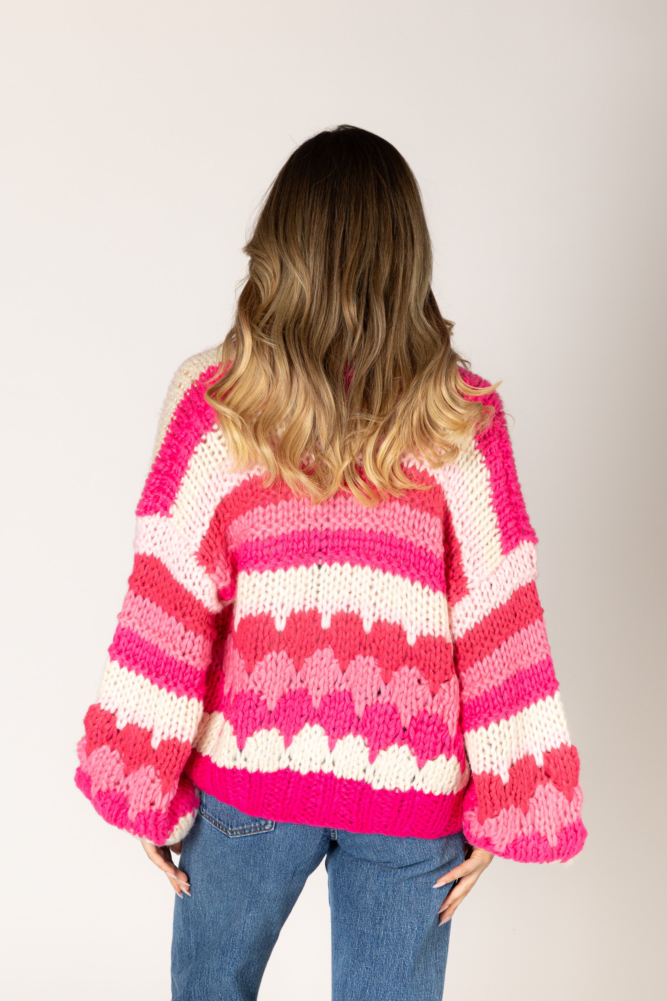 Hunter Hand Knit Stripe Cardigan