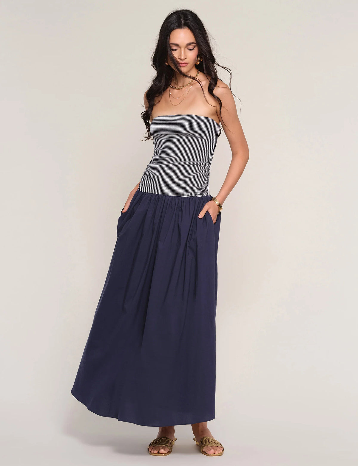 Mikella Dress - Indigo