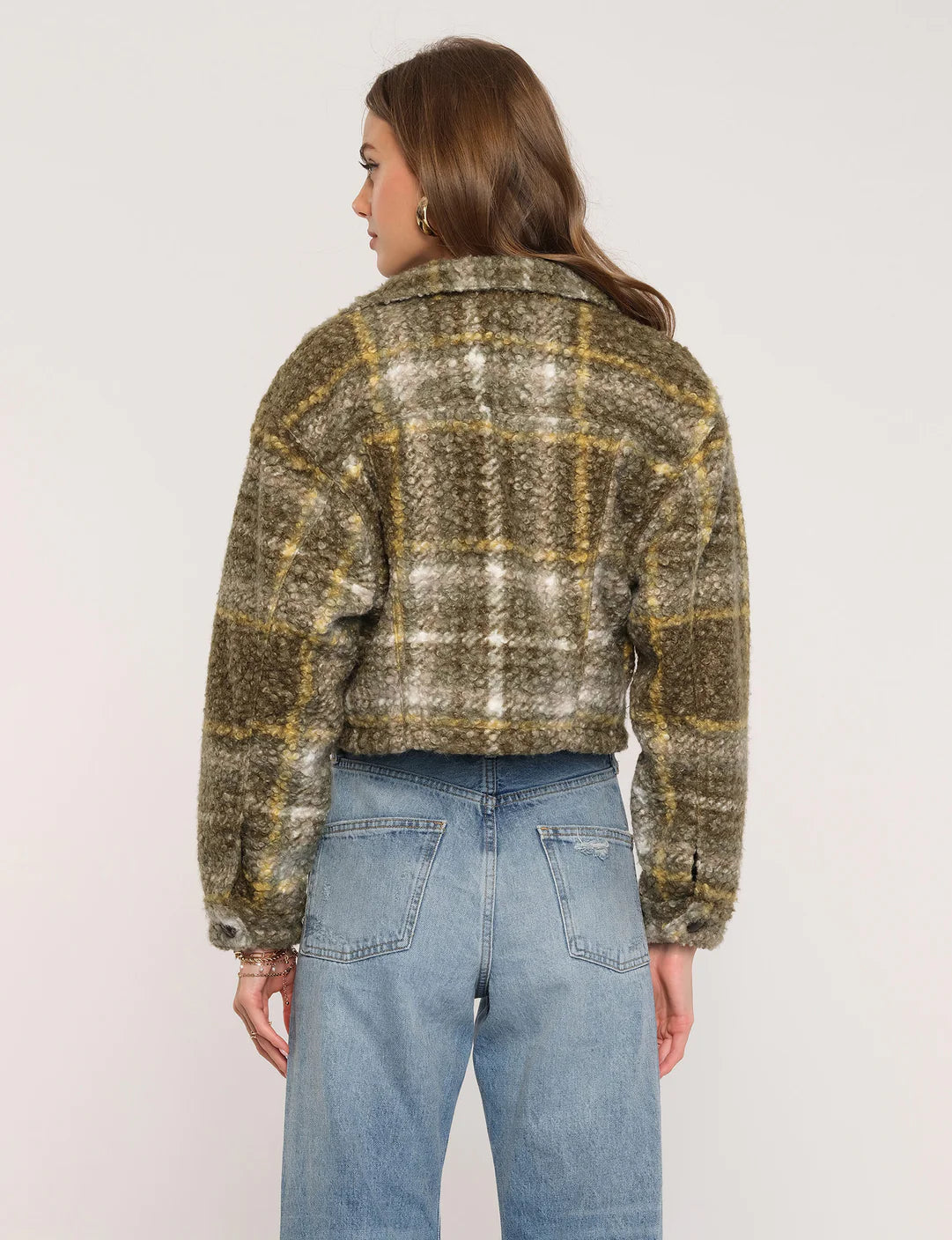 Iona Textured Plaid Jacket with Patch Pockets