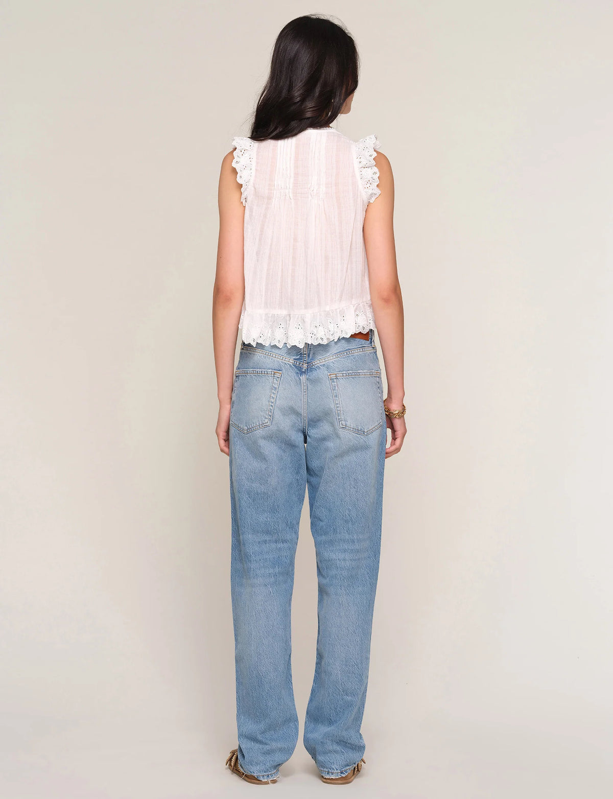 Amina Top - Eggshell (L)