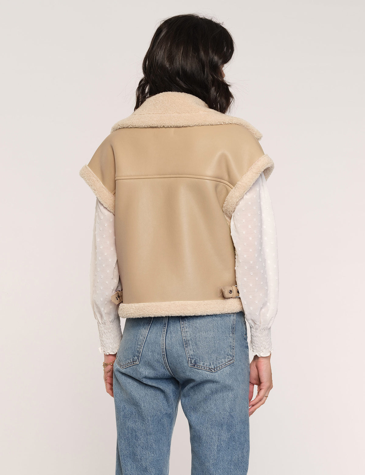 Xander Cozy Sherpa Vest with Zipper