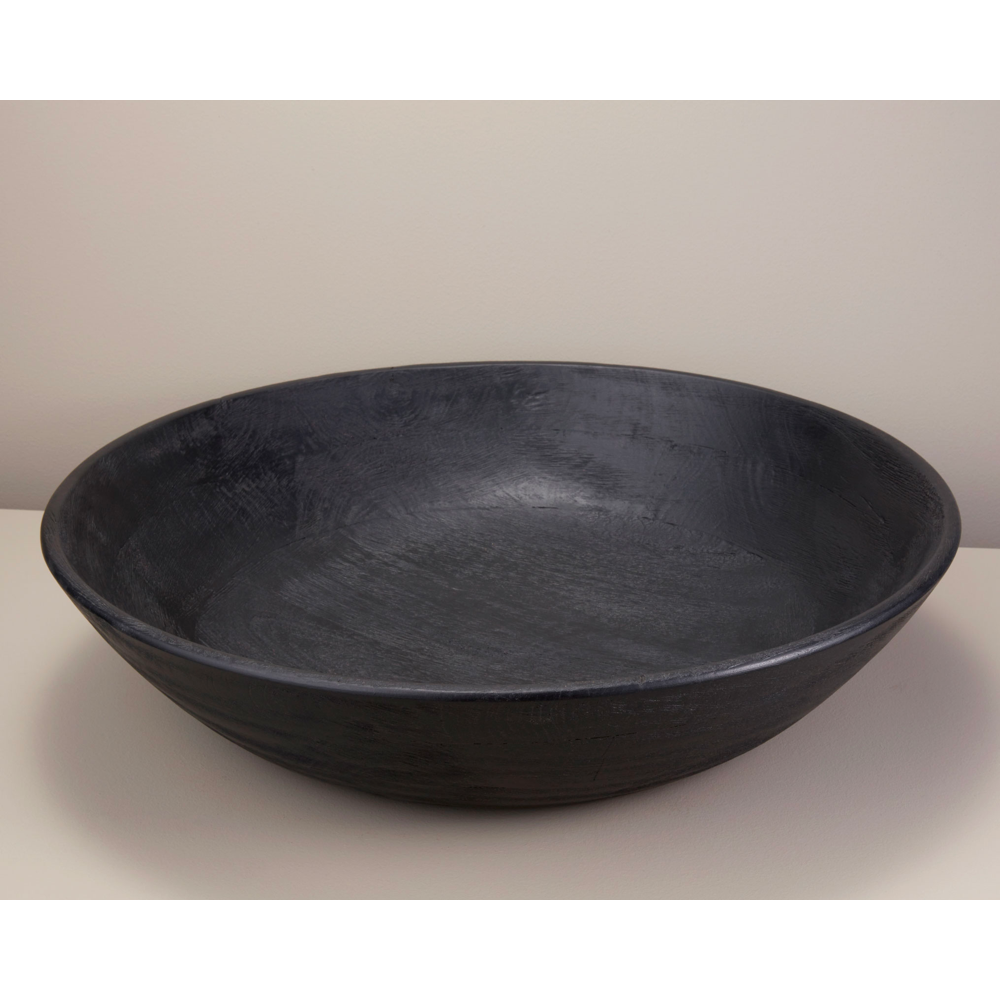 Black Mango Wood Bowl