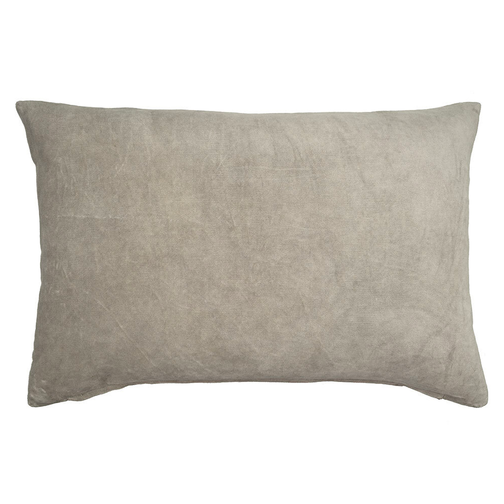 Vera Velvet Pillow - Dove Grey